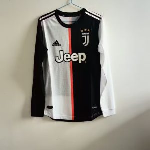 2019/2020 Retro Player Version Long Sleeve Juventus Home Football Shirt 1:1 Thai Quality