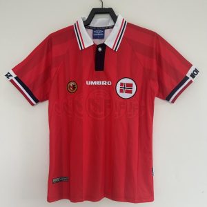 1998-1999 Retro Norway National Team Home Football Shirt 1:1 Thai Quality