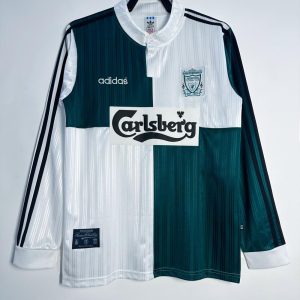 1995/1996 Retro Liverpool Away Football Jersey Long Sleeve 1:1 Thailand Quality
