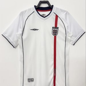 2002 Retro England Home Soccer Jersey 1:1 Thai Quality