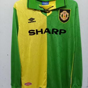 1992/1994 Retro Long Sleeve Manchester United Third Away Football Shirt 1:1 Thai Quality