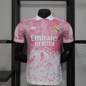 2025/2026 Player Version Real Madrid Special Edition Pink Football Jersey 1:1 Thai quality