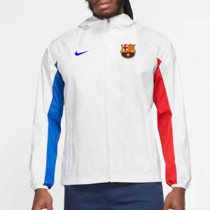 2023/2024 Barcelona Jersey Windbreaker White