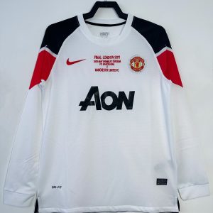 2010/2011 Retro Manchester United Long sleeves Away Football Shirt 1:1 Thai Quality
