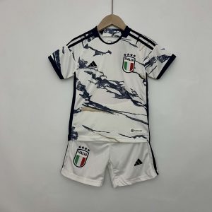 2023 Italy Away  Soccer Shirt Kids Size