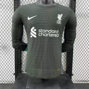 2024/2025 Long Sleeve Liverpool Away Player Version Football Shirt 1:1 Thai Quality