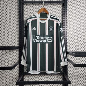 2023/2024 Long Sleeve Manchester United Away Football Shirt 1:1 Thai Quality