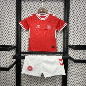 2024-2025 Denmark National Team Home Football Shirt 1:1 Thai Quality Kids Size