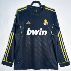 2011/2012 Retro Long Sleeve Real Madrid Away Jersey 1:1 Thai Quality